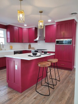 Kitchen Remodel - These kitchen remodels were done on an old kitchen that was in bad shape. The rest of the house was also updated, so the kitchen stuck out like a sore thumb. We gutted it and put in new cabinets and appliances to match the overall tone of the house. Kitchen Remodel - These kitchen remodels were done on an old kitchen that was in bad shape. The rest of the house was also updated, so the kitchen stuck out like a sore thumb. We gutted it and put in new cabinets and appliances to match the overall tone of the house.