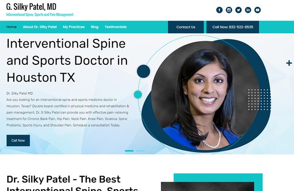 SEO For Dental Clinic - Silky Patel MD - Concept Infoway LLC provided SEO services for Silky Patel MD, an interventional spine and sports specialist in Houston. The objective was to improve online visibility and help patients find the clinic more easily through search.
Our work included keyword research, on-page optimization, technical updates, and improvements to local search presence. These efforts helped strengthen search visibility and made it easier for prospective patients to access information about treatments and services. SEO For Dental Clinic - Silky Patel MD - Concept Infoway LLC provided SEO services for Silky Patel MD, an interventional spine and sports specialist in Houston. The objective was to improve online visibility and help patients find the clinic more easily through search.
Our work included keyword research, on-page optimization, technical updates, and improvements to local search presence. These efforts helped strengthen search visibility and made it easier for prospective patients to access information about treatments and services.