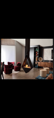 🌟 Custom See-Through Suspended Gas Fireplace - Ever seen a see-through suspended fireplace? We loved completing this custom fireplace installation. 🌟 Custom See-Through Suspended Gas Fireplace - Ever seen a see-through suspended fireplace? We loved completing this custom fireplace installation.