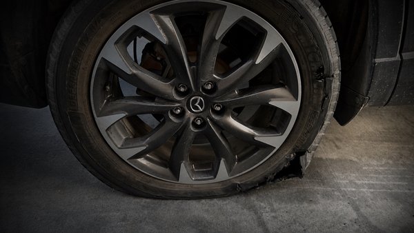 Emergency Blowout Service - Customer had a blowout and needed help fast. We came directly to their location, replaced the damaged tire on-site, and got them safely back on the road. Mobile tire service throughout San Diego County