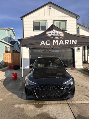 Audi RS4 - Audi RS4
DELUXE PACKAGE 
Includes:
• Deep interior cleaning: full vacuuming and wiping surfaces
• Odor removal for a fresh, clean feel
• Basic exterior wash (no wax)
• Sedans: $175
• SUVs: $200
(Upcharge of $25 for larger SUVs)