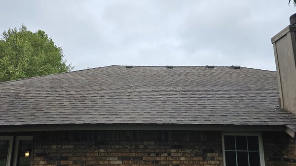 small roofing repair - This roof had shingles missing due to storm small roofing repair - This roof had shingles missing due to storm