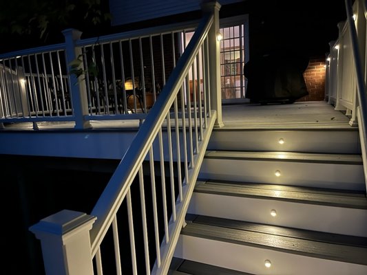 Deck lighting options - Deck lighting that can help enhance your deck!