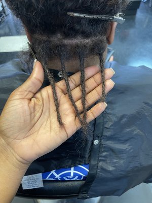 Loc extensions - Permanent Loc extensions with human hair so add length and speed to your loc journey. Loc extensions - Permanent Loc extensions with human hair so add length and speed to your loc journey.