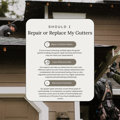 Gutter Repair vs. Gutter Replacement - Picture this: A cozy home with pristine lawns and freshly painted walls. Everything seems perfect until the rain starts pouring and your gutters begin to reveal their flaws. Suddenly, there’s water spilling over the side, patches of rust, and visible damages that not only mar the beauty of your home but also risk its structural integrity. But here’s the good news: With High Point Gutter, your home’s safety net is in experienced hands! Your gutters, often overlooked, play an essential role in protecting your home. They shield your foundation, walls, and landscaping from water damage. So, when they show signs of distress, it’s important to act fast and call High Point Gutter! Gutter Repair vs. Gutter Replacement - Picture this: A cozy home with pristine lawns and freshly painted walls. Everything seems perfect until the rain starts pouring and your gutters begin to reveal their flaws. Suddenly, there’s water spilling over the side, patches of rust, and visible damages that not only mar the beauty of your home but also risk its structural integrity. But here’s the good news: With High Point Gutter, your home’s safety net is in experienced hands! Your gutters, often overlooked, play an essential role in protecting your home. They shield your foundation, walls, and landscaping from water damage. So, when they show signs of distress, it’s important to act fast and call High Point Gutter!