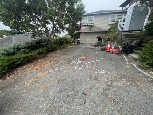 New driveway - Transforming this driveway. New driveway - Transforming this driveway.