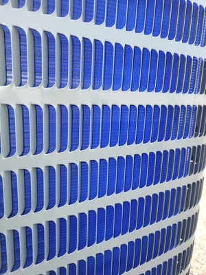 Blue Teflon coating. - Blue Teflon is applied to insure thorough coil coating and can act like an indicator for when re-application is needed. Blue Teflon coating. - Blue Teflon is applied to insure thorough coil coating and can act like an indicator for when re-application is needed.