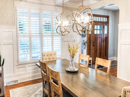 Shutters For Dining Rooms - Shutter Hut has over 50 years of experience installing shutters in dining rooms! Shutters For Dining Rooms - Shutter Hut has over 50 years of experience installing shutters in dining rooms!