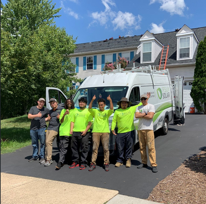 One More Great Solar Installation In Leesburg, VA - It's a beautiful day to fight climate change one solar panel at a time ☀️🌎💚 The always awesome Crew #RoofRaiders are out here installing another top-quality project in #LeesburgVA. Looking good, team! One More Great Solar Installation In Leesburg, VA - It's a beautiful day to fight climate change one solar panel at a time ☀️🌎💚 The always awesome Crew #RoofRaiders are out here installing another top-quality project in #LeesburgVA. Looking good, team!