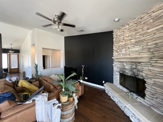 Black & White walls - Customer requested black and white walls. We delivered. Black & White walls - Customer requested black and white walls. We delivered.