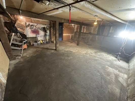 dirt in a basement - this project took 4 hours of hard work in the end everyone was happy to take a load off their shoulders dirt in a basement - this project took 4 hours of hard work in the end everyone was happy to take a load off their shoulders