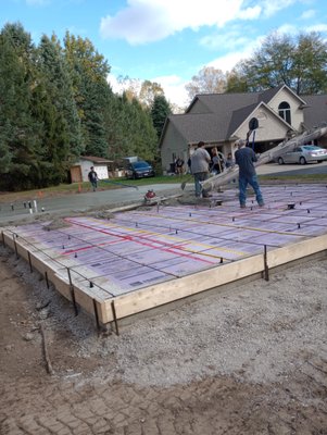 Garage foundation - This was new construction Garage foundation - This was new construction