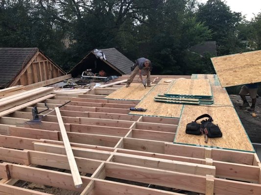 Home Expansion - Attic was removed and another story was added to the home. Home Expansion - Attic was removed and another story was added to the home.