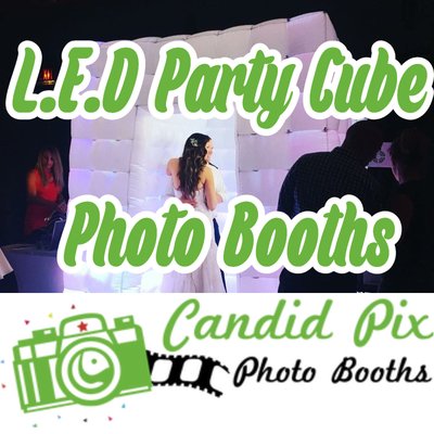 Our Page!! - The Led Party Cube inflatable booth is a modern take on the traditional enclosed photo booth that most people are accustomed to, with all the space to have a great time creating the best memories. You will get a booth that fits up to 14 people at one time, with a floor footprint of only 7.5ft x 7.5ft, we can fit into any space you have in mind. Spend more time posing and jumping for joy and less time trying to squeeze your party into the photos!