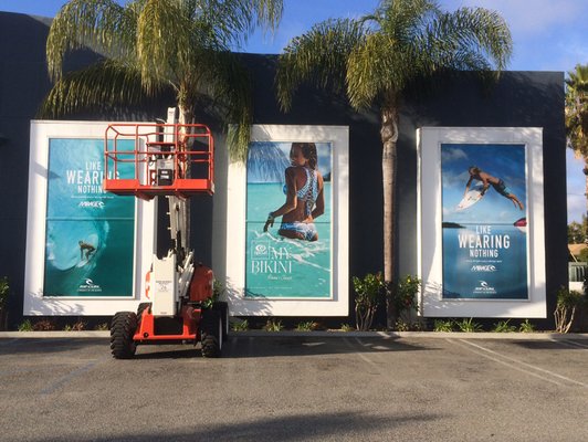 WINDOW GRAPHICS FOR RIP CURL - Large Window Graphics that you see a block away ! WINDOW GRAPHICS FOR RIP CURL - Large Window Graphics that you see a block away !