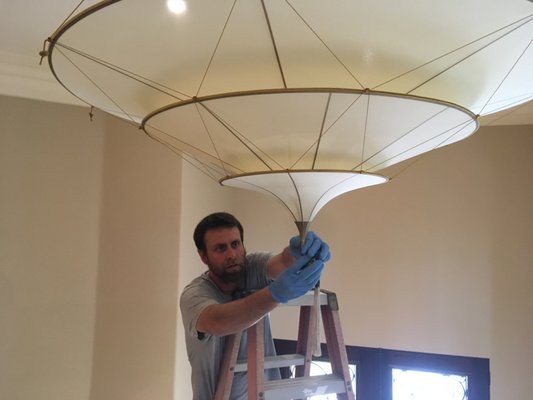 chandelier installation - Ready for any light fixture you need installed.