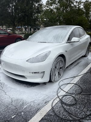 Tesla Model 3 - Tesla model 3 getting our bachelors exterior package.