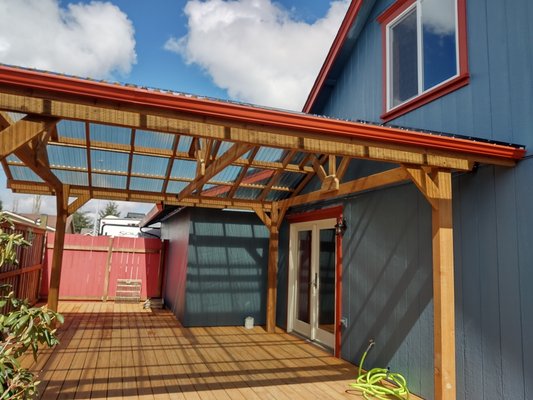 Patio cover and Deck. - This model was buil in2022, patio cover and deck made out of preassure treated, Patio cover and Deck. - This model was buil in2022, patio cover and deck made out of preassure treated,