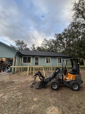Complete new deck from start to finish - This was a complete rip out and new install of a 12x43 deck with a nice black finish! Another Very satisfied customer!
