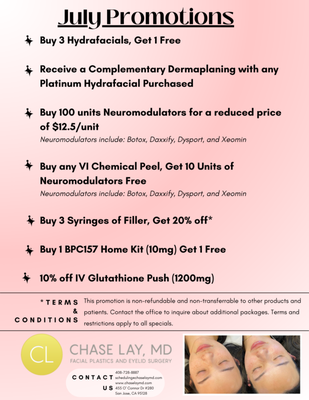 July 2025 Promotions - Promotions for this month!