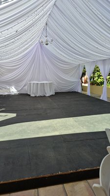 October set up 2025 - 20x20 with draping set up October set up 2025 - 20x20 with draping set up