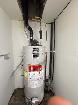 Tankless water heater installation - Installtion of a new Rinnai tankless water heater with re-circulation pump. Tankless water heater installation - Installtion of a new Rinnai tankless water heater with re-circulation pump.