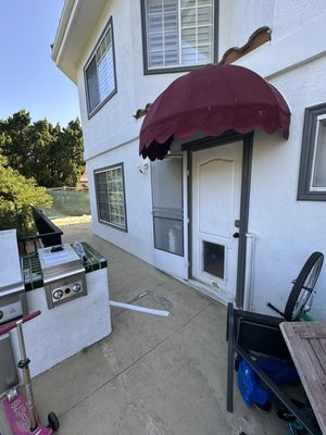 Installation of the fence - Now dogs won’t be able to interfere with rest) Installation of the fence - Now dogs won’t be able to interfere with rest)