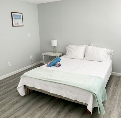 3 Bedroom Home Available - This room is fully ADA accessible and can be rented on its own or in conjunction with the entire 3 bedroom, 3 bathroom house on the property! It has a queen bed and ADA compliant bathroom with grab bars and walk in shower. It is also accessible from 2 entrances equipped with ramps to each door. 3 Bedroom Home Available - This room is fully ADA accessible and can be rented on its own or in conjunction with the entire 3 bedroom, 3 bathroom house on the property! It has a queen bed and ADA compliant bathroom with grab bars and walk in shower. It is also accessible from 2 entrances equipped with ramps to each door.