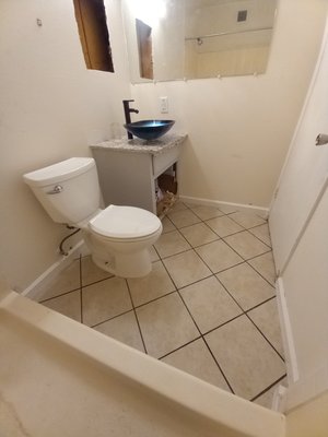 Bathroom Facelift - Refreshing this customer's bathroom on a budget!