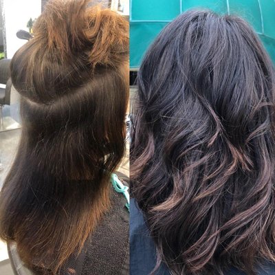 Habit Hand Tied - Jacqueline is one of the city's most sought out color and hair extension specialists. With thirty plus years of experience behind her, Jacqueline is confident when it comes to catering looks specifically designed for her client's hair texture, face shape and lifestyle. She received a top of the line education during her travels through Europe. These experiences in Europe allowed her the opportunity to master European Styles of Cutting as well as advanced color techniques. Jacqueline has also received her master's in extensions while studying in New York, with Great Length's Hair Extensions. The beauty industry has shown her that one's perception is their reality. Her priority is to bring your perception to life and make it your reality, so that you can walk out feeling and looking your best. And now Kirstin trained under Jacqueline is offering habit hand tied as well. Habit Hand Tied - Jacqueline is one of the city's most sought out color and hair extension specialists. With thirty plus years of experience behind her, Jacqueline is confident when it comes to catering looks specifically designed for her client's hair texture, face shape and lifestyle. She received a top of the line education during her travels through Europe. These experiences in Europe allowed her the opportunity to master European Styles of Cutting as well as advanced color techniques. Jacqueline has also received her master's in extensions while studying in New York, with Great Length's Hair Extensions. The beauty industry has shown her that one's perception is their reality. Her priority is to bring your perception to life and make it your reality, so that you can walk out feeling and looking your best. And now Kirstin trained under Jacqueline is offering habit hand tied as well.