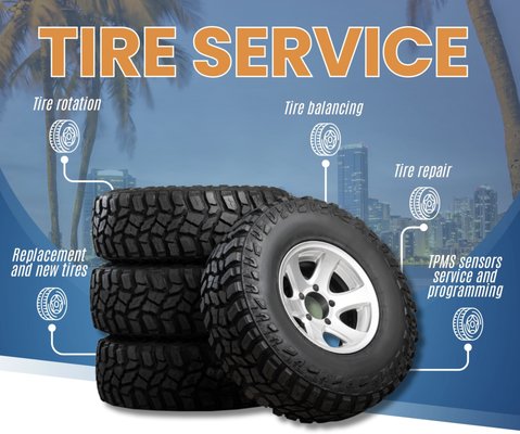 Tire Service - Need a reliable tire service? Look no further! Starlight Automotive has got you covered with top-notch tire solutions. From replacements to repairs, we ensure safety and performance on every drive. Tire Service - Need a reliable tire service? Look no further! Starlight Automotive has got you covered with top-notch tire solutions. From replacements to repairs, we ensure safety and performance on every drive.
