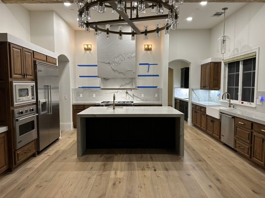 Vacaville November 2025 (Mont Blanc) - Another stunning transformation completed in Vacaville, California. For this remodel, we elevated the entire kitchen with premium Mont Blanc Quartzite installed on the countertops, full-height backsplash, and a bold island featuring a waterfall edge that adds a modern, luxurious touch.
We also wrapped the custom hood in matching quartzite, creating a seamless, high-end focal point that ties the whole space together. The warm cabinetry, updated surfaces, and clean lines bring a perfect blend of elegance, durability, and craftsmanship.
Proud to deliver another project that showcases our attention to detail and commitment to quality. Vacaville November 2025 (Mont Blanc) - Another stunning transformation completed in Vacaville, California. For this remodel, we elevated the entire kitchen with premium Mont Blanc Quartzite installed on the countertops, full-height backsplash, and a bold island featuring a waterfall edge that adds a modern, luxurious touch.
We also wrapped the custom hood in matching quartzite, creating a seamless, high-end focal point that ties the whole space together. The warm cabinetry, updated surfaces, and clean lines bring a perfect blend of elegance, durability, and craftsmanship.
Proud to deliver another project that showcases our attention to detail and commitment to quality.