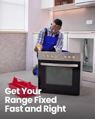 Range Repair / Installation - Professional range repair and installation backed by 10+ years of technician experience. We fix burners not lighting/heating, uneven cooking, broken knobs, faulty igniters, temperature issues, and error codes—fast and reliably. Need a new range installed? We handle safe hookups, secure connections, leveling, and full testing before we leave. Proudly serving Washington, D.C., Maryland, and Virginia. Range Repair / Installation - Professional range repair and installation backed by 10+ years of technician experience. We fix burners not lighting/heating, uneven cooking, broken knobs, faulty igniters, temperature issues, and error codes—fast and reliably. Need a new range installed? We handle safe hookups, secure connections, leveling, and full testing before we leave. Proudly serving Washington, D.C., Maryland, and Virginia.