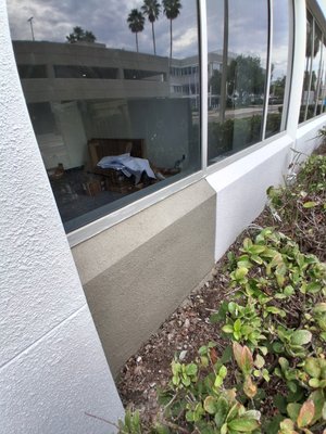 stucco project - we got a call from the president in charge, the previous workers had done a terrible job, we went and fixed the corner. stucco project - we got a call from the president in charge, the previous workers had done a terrible job, we went and fixed the corner.