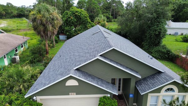 Shingle Roofs - This homeowner gave us a call about a shingle roof replacement they needed to get done to sell their home, we were glad to help with a quick turn around time.