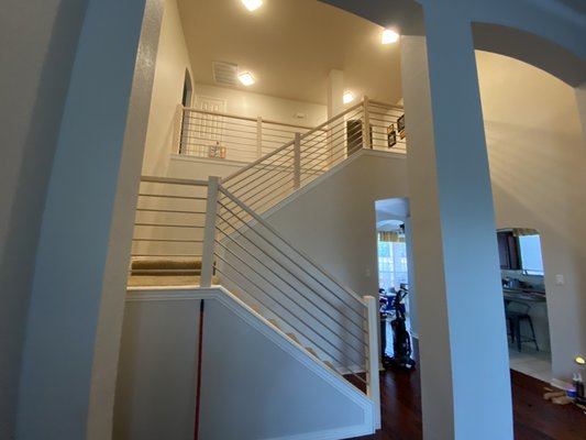 Staircase railing - Staircase railing update. Staircase railing - Staircase railing update.