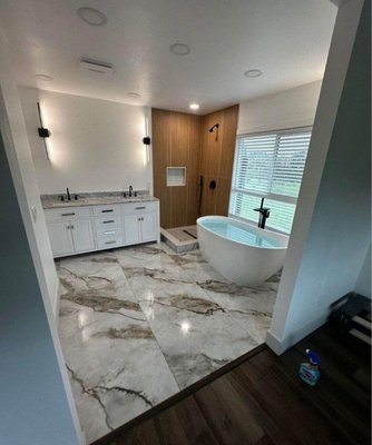 Bathroom Remodels – Complete Transformations - This project is an example of our bathroom remodels, where we take outdated or damaged spaces and transform them into beautiful, modern retreats.

We handled the entire process: demolition, new plumbing and electrical, custom vanities, freestanding tubs, frameless glass showers, luxury tile, and updated lighting. Every detail was carefully designed and installed to enhance both style and functionality.

The final result is a spa-like bathroom with a fresh, elegant look that adds value to the home and provides daily comfort for the homeowners. Our clients love the difference a professional remodel makes.


---

Call to Action Button

📞 Phone Call
442-599-2860