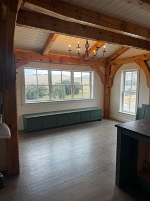 Water-Damage Interior Restoration | Missoula, Montana - This Missoula home needed more than a repaint—it needed a full interior restoration after water damage, with finishes brought back to a clean, cohesive “like-new” standard. Our goal was to restore the surfaces properly, protect what mattered during the process, and deliver a finished space that felt intentional from room to room.
In the dining room, we refinished exposed beams, repainted walls, refreshed all trim, and restored the tongue-and-groove ceiling so the entire space read as one continuous finish—not a patchwork repair. The custom cabinetry was spray-finished in place for a smooth, durable result with crisp lines and a consistent sheen that holds up to real life.
A major part of this restoration was careful surface protection and precise prep. You’ll see beams fully masked while the tongue-and-groove ceiling was lacquer-refinished—an approach that protects adjacent finishes while delivering a clean, even coating where it counts. That same attention to detail carried throughout the project, ensuring transitions were smooth and the final finish looked planned, not “fixed.”
The stairwell was rebuilt visually and functionally: stair treads were refinished, while risers, walls, and trim were repainted to brighten the space and create a cohesive flow between levels. In the kitchen and laundry areas, cabinetry was spray-finished in place after installation for a refined, professional look that complements the surrounding walls and woodwork.
Downstairs, after new drywall was completed, we installed a high-performance epoxy floor system in the basement—creating a durable, easy-to-clean surface designed for long-term wear and everyday use.
This project is a great example of how restoration work can be elevated: the right prep, the right coating systems, and a finish-first mindset that brings the whole home back together.
Need help after water damage? Send a few photos, your location, and your timeline—Monarch Paint Design can recommend the best next step and provide an estimate. Water-Damage Interior Restoration | Missoula, Montana - This Missoula home needed more than a repaint—it needed a full interior restoration after water damage, with finishes brought back to a clean, cohesive “like-new” standard. Our goal was to restore the surfaces properly, protect what mattered during the process, and deliver a finished space that felt intentional from room to room.
In the dining room, we refinished exposed beams, repainted walls, refreshed all trim, and restored the tongue-and-groove ceiling so the entire space read as one continuous finish—not a patchwork repair. The custom cabinetry was spray-finished in place for a smooth, durable result with crisp lines and a consistent sheen that holds up to real life.
A major part of this restoration was careful surface protection and precise prep. You’ll see beams fully masked while the tongue-and-groove ceiling was lacquer-refinished—an approach that protects adjacent finishes while delivering a clean, even coating where it counts. That same attention to detail carried throughout the project, ensuring transitions were smooth and the final finish looked planned, not “fixed.”
The stairwell was rebuilt visually and functionally: stair treads were refinished, while risers, walls, and trim were repainted to brighten the space and create a cohesive flow between levels. In the kitchen and laundry areas, cabinetry was spray-finished in place after installation for a refined, professional look that complements the surrounding walls and woodwork.
Downstairs, after new drywall was completed, we installed a high-performance epoxy floor system in the basement—creating a durable, easy-to-clean surface designed for long-term wear and everyday use.
This project is a great example of how restoration work can be elevated: the right prep, the right coating systems, and a finish-first mindset that brings the whole home back together.
Need help after water damage? Send a few photos, your location, and your timeline—Monarch Paint Design can recommend the best next step and provide an estimate.