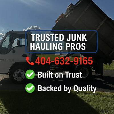 🚚 Junk Brawlers – Junk Removal & Hauling 🧹 - At Junk Brawlers, we make clutter disappear! Serving both homes and businesses, we deliver reliable junk removal and hauling—from single items to full property cleanouts.
What We Offer:
Fast, friendly service
Responsible recycling and disposal
Free, no-obligation estimates
Flexible scheduling
Whether you’re moving, renovating, or just need to reclaim your space, Junk Brawlers is here to help you every step of the way.
📞 Call/Text: 404-632-9165
Let us do the heavy lifting—contact us today for a cleaner tomorrow! 🚚 Junk Brawlers – Junk Removal & Hauling 🧹 - At Junk Brawlers, we make clutter disappear! Serving both homes and businesses, we deliver reliable junk removal and hauling—from single items to full property cleanouts.
What We Offer:
Fast, friendly service
Responsible recycling and disposal
Free, no-obligation estimates
Flexible scheduling
Whether you’re moving, renovating, or just need to reclaim your space, Junk Brawlers is here to help you every step of the way.
📞 Call/Text: 404-632-9165
Let us do the heavy lifting—contact us today for a cleaner tomorrow!
