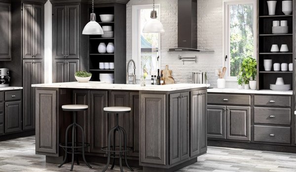Kitchens - We are a wholesale, stock cabinetry manufacturer. Our cabinets are made by American workers