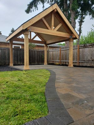 Patio Cover with firepit - This patio cover was done 2 weeks ago, the customer is super happy with it. Patio Cover with firepit - This patio cover was done 2 weeks ago, the customer is super happy with it.
