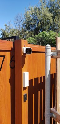 Residential Home Installation - This was a typical home installation of cameras and security system hub in home. Residential Home Installation - This was a typical home installation of cameras and security system hub in home.