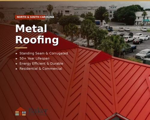 Metal Roofing - Looking for metal roofing? We can help. Standing-seam and metal roofing that can outlast two or three asphalt roofs, installed by a family-led company with 111 years behind it. Metal Roofing - Looking for metal roofing? We can help. Standing-seam and metal roofing that can outlast two or three asphalt roofs, installed by a family-led company with 111 years behind it.