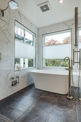Bathroom Extension, El Cerrito CA - This remodel was done for our wonderful clients that wanted to add more space to their bathroom. The extension we added allowed for a spacious gorgeous bathroom layout. With this addition they also received new decking, and landscaping for home entry. A classy look for this amazing home. Bathroom Extension, El Cerrito CA - This remodel was done for our wonderful clients that wanted to add more space to their bathroom. The extension we added allowed for a spacious gorgeous bathroom layout. With this addition they also received new decking, and landscaping for home entry. A classy look for this amazing home.