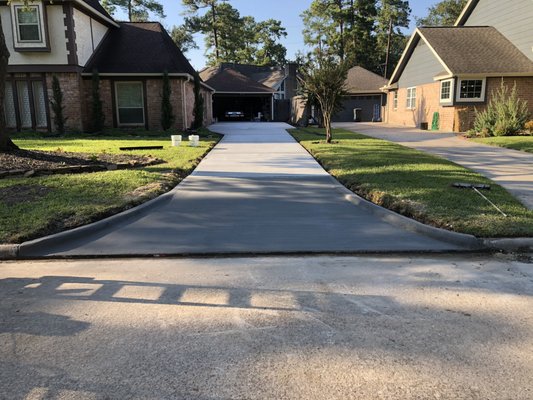 Driveways - A couple of pictures from different types of driveway installation we’ve done recently. From new construction of driveways, complete removal of existing damaged driveway or even minor repairs to select damaged driveway panels, we will thoroughly analyze your project to find the most cost effective solution to your situation. Call us today for your free estimate.