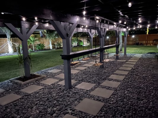 The Pirate Bar - This is one of our favorite projects ever, dubbed The Pirate Bar. This is an under-deck area complete with a cocktail railing, swinging bar stools, flower beds built into the space and a huge succulent wall. It turned out even cooler than we thought it would be! 🏴☠️
If Solano Services can create a hardscaping space like this for you, call or text to schedule your free estimate at 409-974-0724 The Pirate Bar - This is one of our favorite projects ever, dubbed The Pirate Bar. This is an under-deck area complete with a cocktail railing, swinging bar stools, flower beds built into the space and a huge succulent wall. It turned out even cooler than we thought it would be! 🏴☠️
If Solano Services can create a hardscaping space like this for you, call or text to schedule your free estimate at 409-974-0724