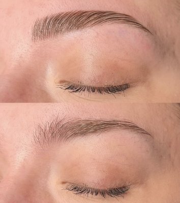 Permanent Makeup and Brows - Permanent Makeup, Brow Lamination & Lash Lift
Enhance your natural beauty with our expert cosmetic treatments designed to simplify your daily routine and deliver long-lasting results.

Our Permanent Makeup services—including microblading, lip blush are ideal for anyone looking to wake up with perfectly defined features every day. Using advanced techniques and high-quality pigments, we create natural-looking, smudge-proof enhancements tailored to your unique style.

Complete your look with Brow Lamination for fuller, more defined brows, and a Lash Lift to give your natural lashes a beautiful, eye-opening curl. These low-maintenance treatments are perfect for anyone who wants to look polished and refreshed—without the effort.

Let your features shine—effortlessly.