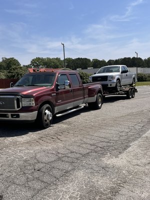 Truck Transport 280 miles - We transported this truck to North Carolina, 280 miles, for a customer that had purchased it in Georgia.