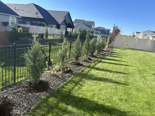 Happy Customer & Happy Junipers! - Customer wanted privacy trees planted along back fence & 12 juvenile Junipers later the entire block of neighbors are lining up wanting the same!
C&S Rustic Contractors take great pride in the services we provide for our customers. Without the help from our loyal customers we would be out of a job!! So we want to say we appreciate all of you & thank you from all of us @ C&S Rustic Contractors! Making your dreams possible one home and garden at a time! Happy Customer & Happy Junipers! - Customer wanted privacy trees planted along back fence & 12 juvenile Junipers later the entire block of neighbors are lining up wanting the same!
C&S Rustic Contractors take great pride in the services we provide for our customers. Without the help from our loyal customers we would be out of a job!! So we want to say we appreciate all of you & thank you from all of us @ C&S Rustic Contractors! Making your dreams possible one home and garden at a time!