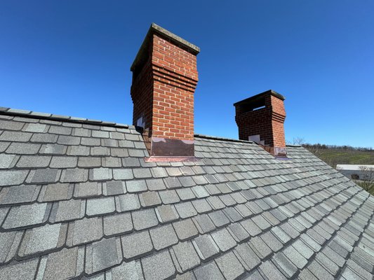 Roof Replacement April 2024 - Complete Roof Replacement using Certainteed Grand Manor shingles in the color Stone Gray Roof Replacement April 2024 - Complete Roof Replacement using Certainteed Grand Manor shingles in the color Stone Gray